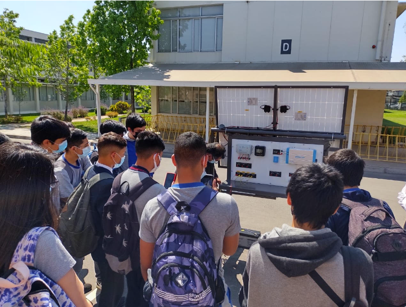 Estudiantes de tercero y cuarto medio del Liceo Bicentenario Industrial Vicente Pérez Rosales realizan Alternancias con DUOC e INACAP